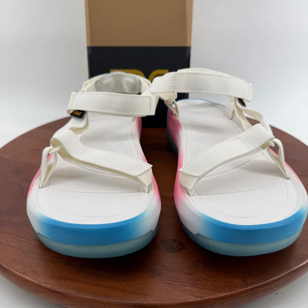 Teva Hurricane XLT2 Ampsole Brite White Pink Blue Ombre Sandals 1134356 Women 11